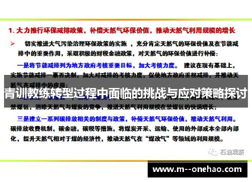 青训教练转型过程中面临的挑战与应对策略探讨